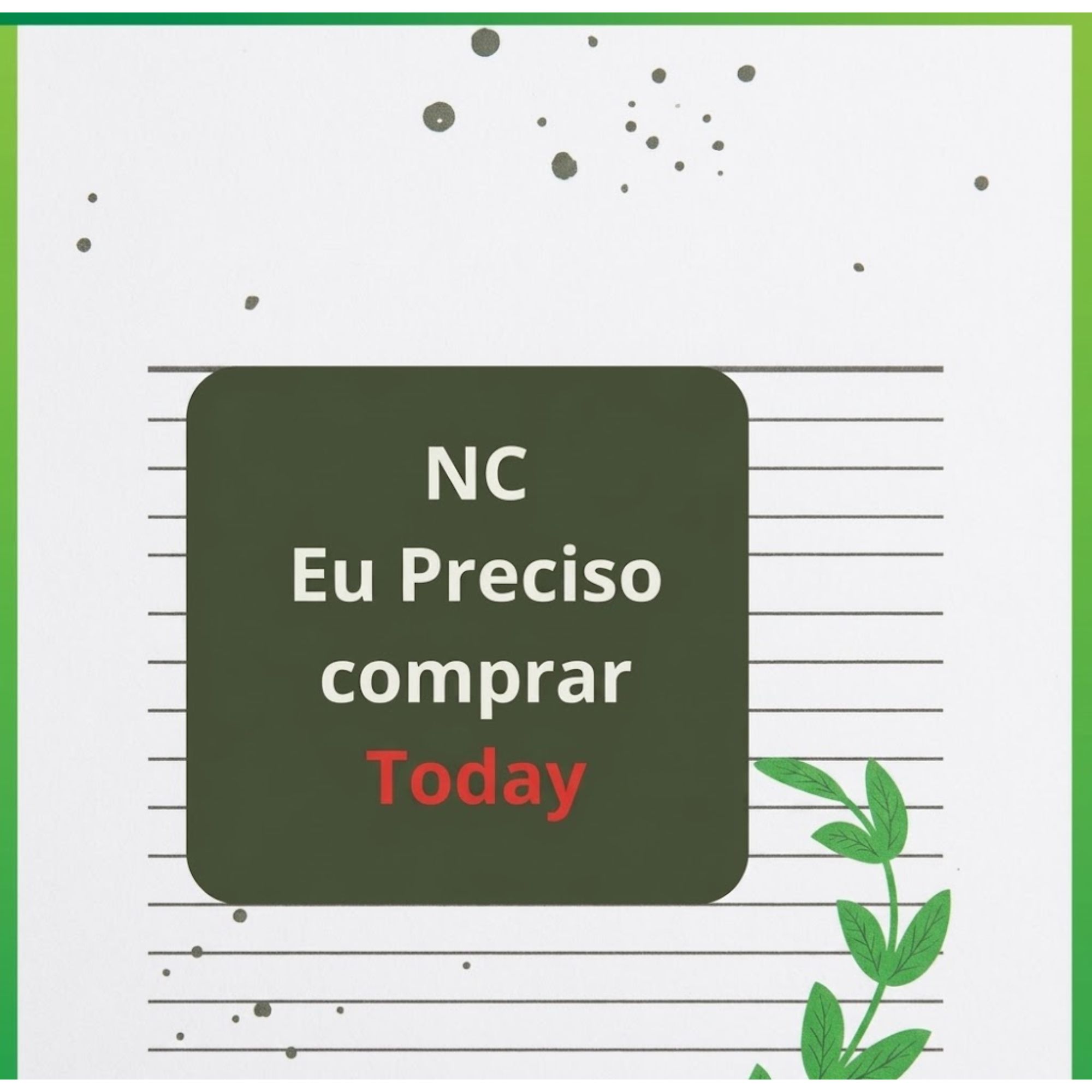 NC Eu Preciso Comprar Today