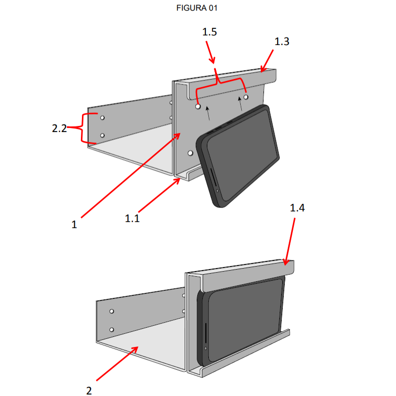 SUPORTE  PARA CELULAR OU TABLET.